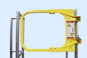photo of exterior ladder safety gate